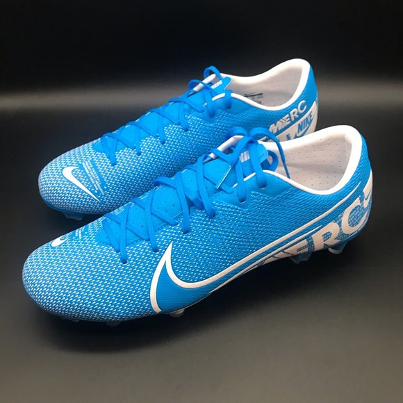 SOLD Nike Mercurial Vapor 13 Academy Blue Soccer Cleats - Picture 1 of 5
